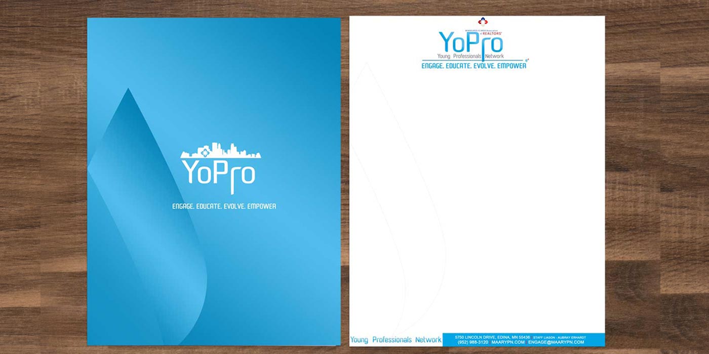 Minneapolis Area Association of Realtors Young Professionals network letterhead