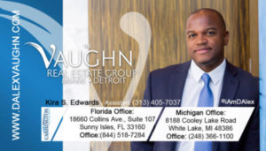 The Vaughn Real Estate Business Card