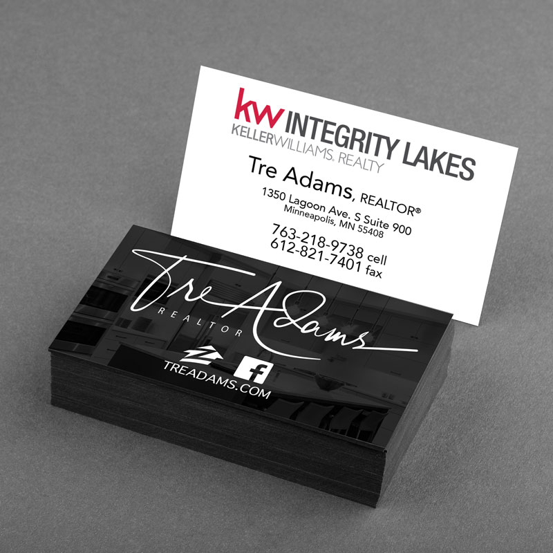 Tre Adams Realtor Business Card