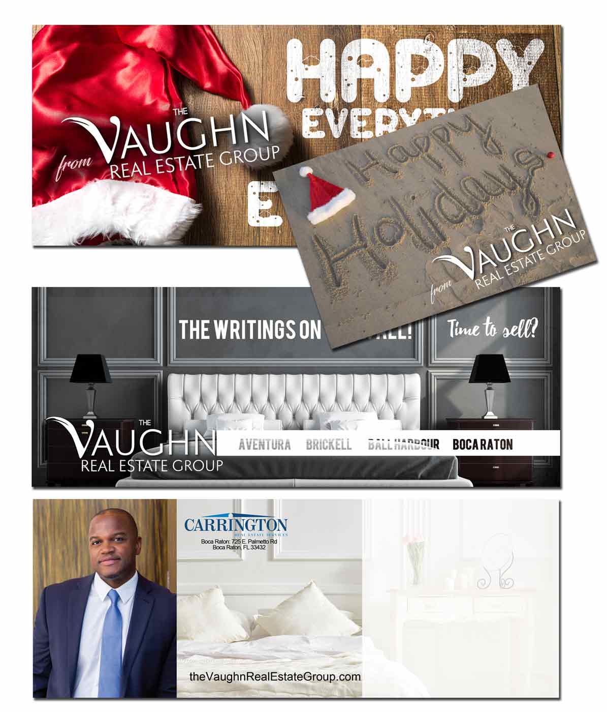 Real Estate Every Day Direct Mail Marketing Pieces for the Vaughn Real Estate Group