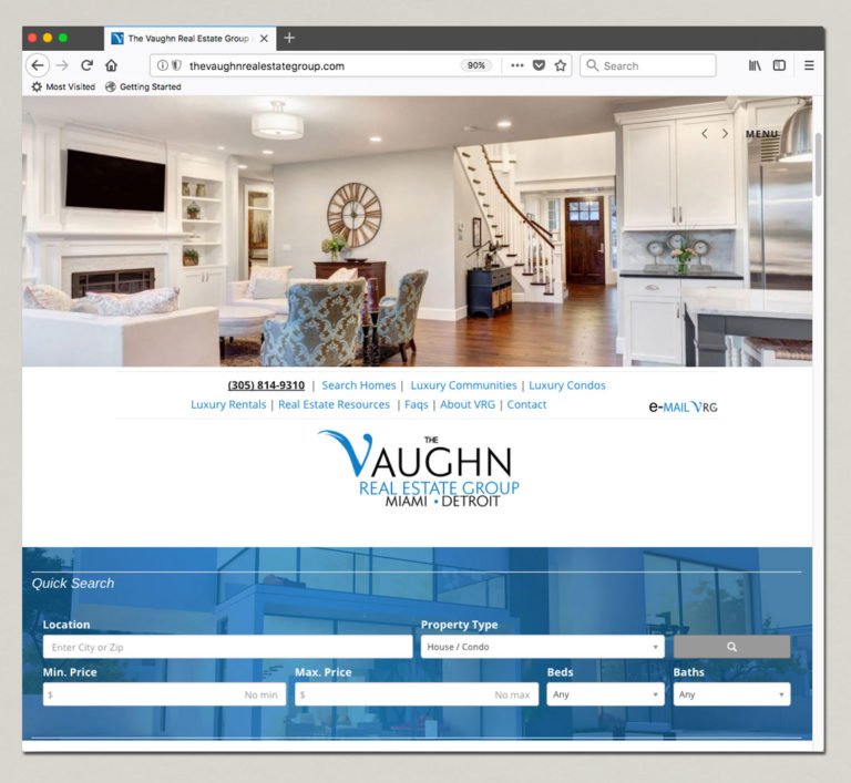 The Vaughn Real Estate Website