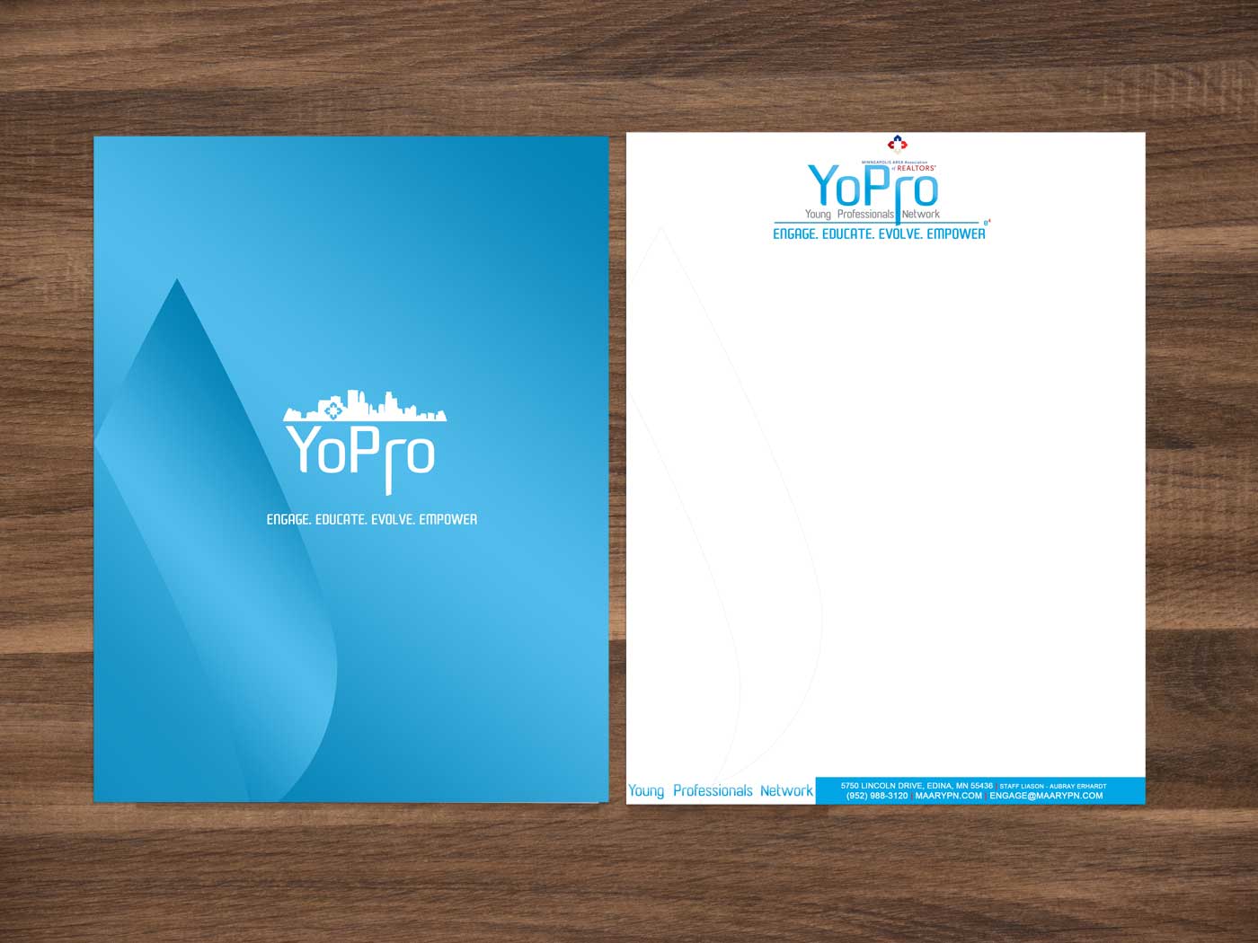 Minneapolis Area Association of Realtors Young Professionals network letterhead