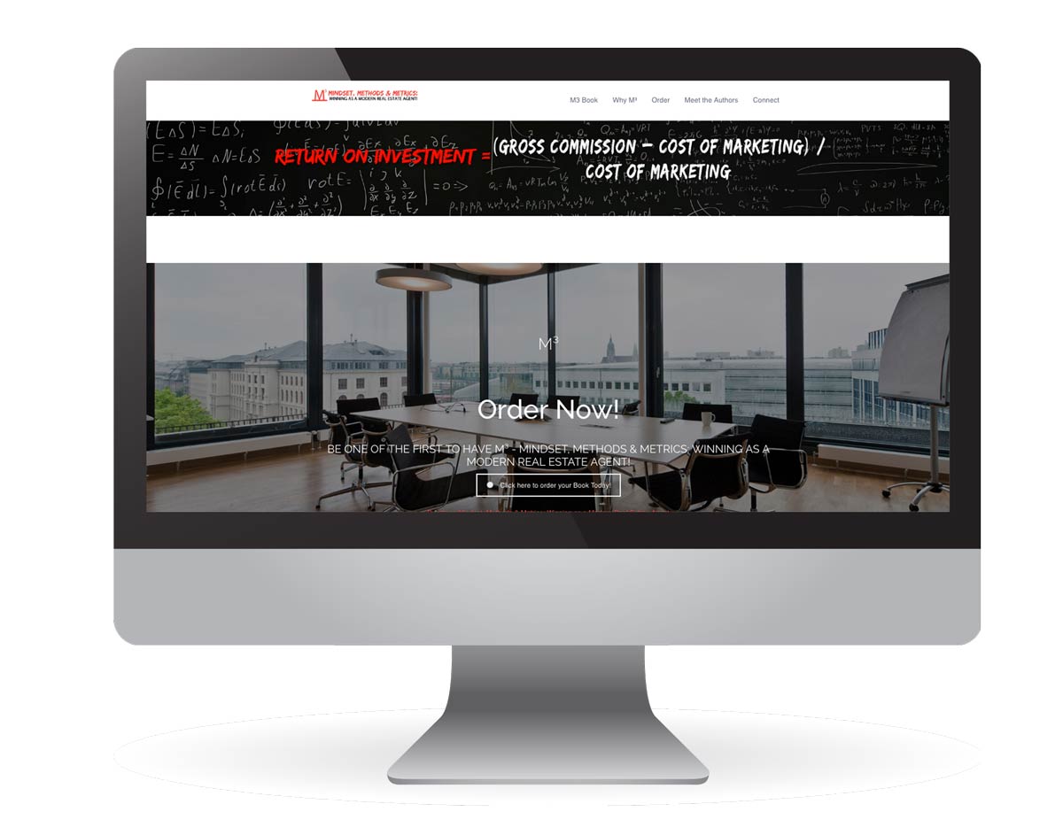 Mindset, Methods & Metrics : winning as a modern real estate agent website via desktop