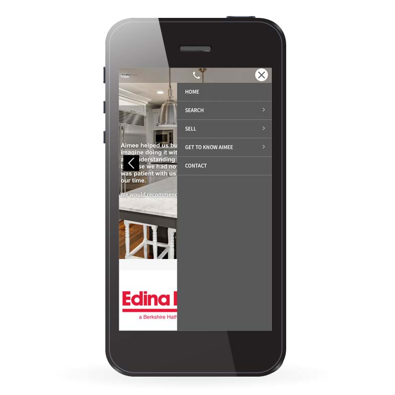 Edina Realty Real Estate IDX Website Design