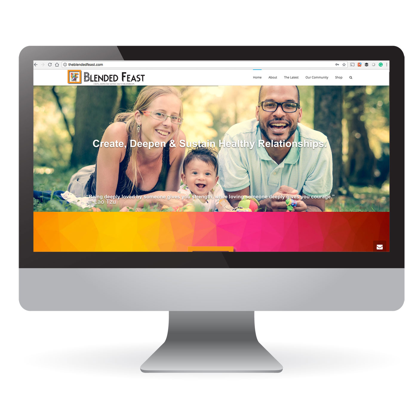 The Blended Feast Non Profit Website Design