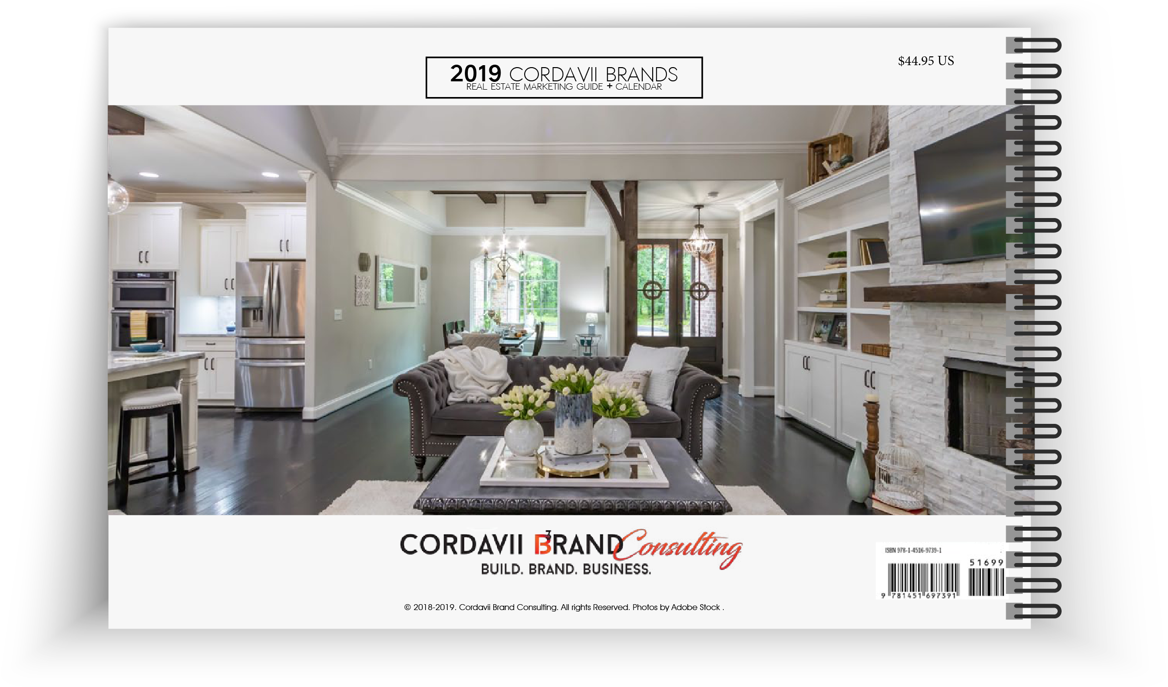 Cordavii 2019 Real Estate Marketing Calendar Back Cover