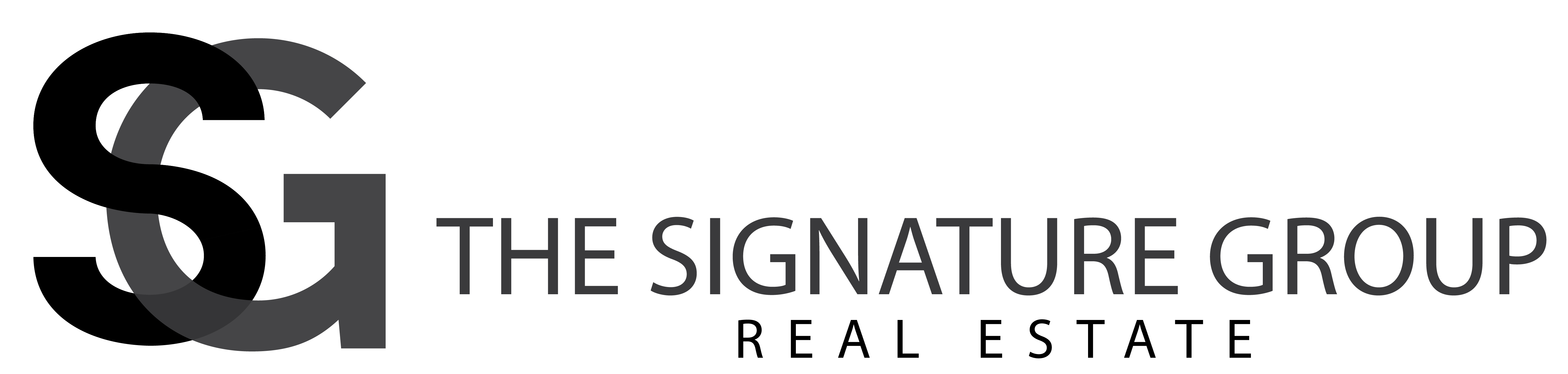 the Signature Group Real Estate Brand Logo Design