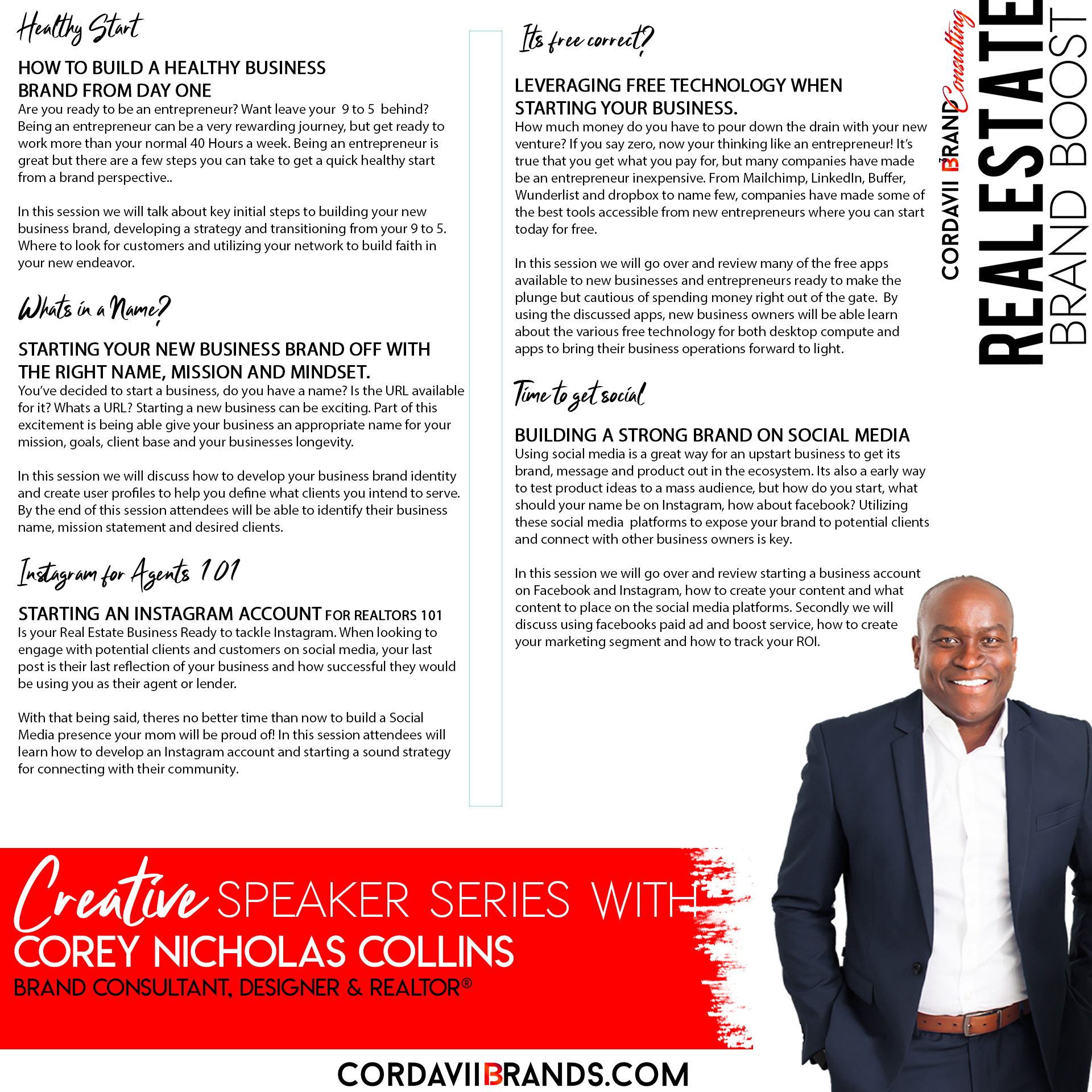 Corey Collins Speaker Series