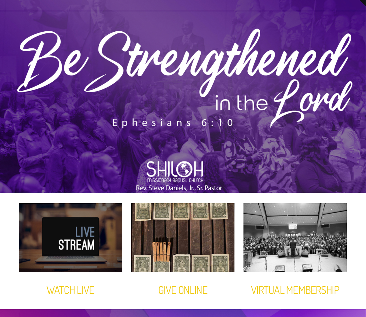 Church Website Design Shiloh Missionary Church